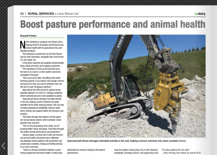 NZ Dairy - Boost pasture performance and animal health NZ Dairy - Boost pasture performance and animal health